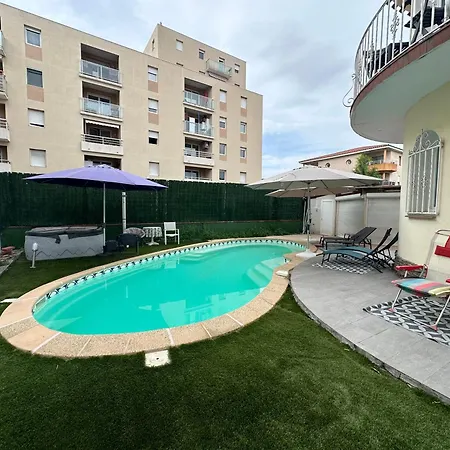 Jolie Villa Piscine Climatise 6-8 Pers Proche Centre-Ville Perpignan Perpignan