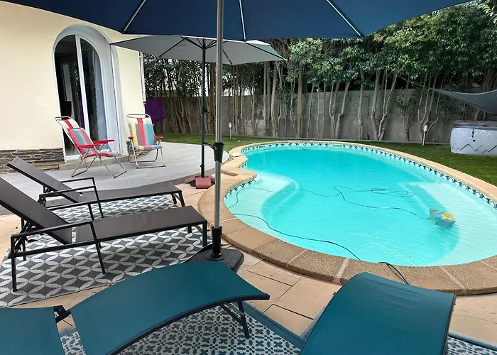 فيلة Jolie Piscine Climatise 6 Pers Proche Centre-ville